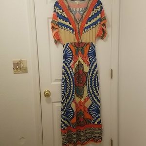 Miami Printed Maxi Dress